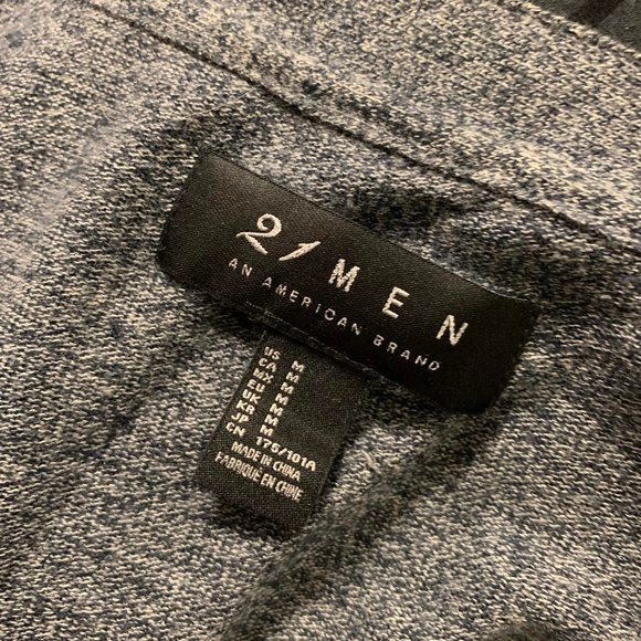 21Men Grey Cardigan - Picture 3 of 3